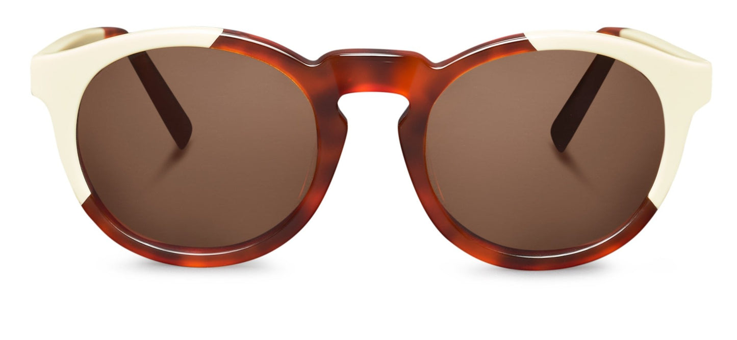 Cream/Leo Tortoise Jordaan With Classical Lenses - Mr.Boho - Sunglasses