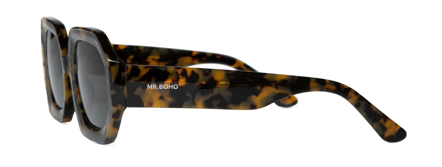 Hc Tortoise - Sagene - With Classical Lenses - Mr.Boho - Sunglasses
