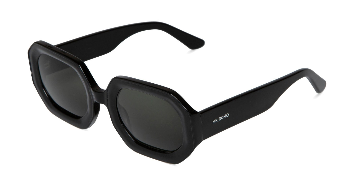 Black - Sagene - With Classical Lenses - Mr.Boho - Sunglasses