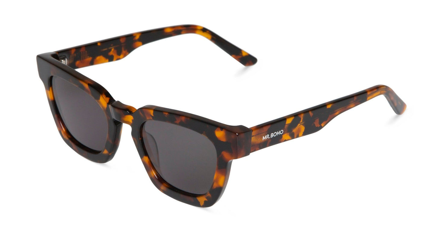 Cheetah Tortoise - Logan - With Classical Lenses - Mr.Boho - Sunglasses