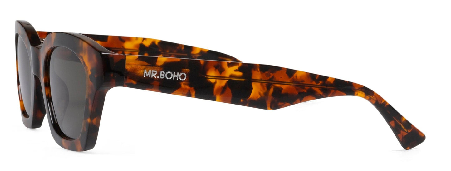 Cheetah Tortoise - Barrosa - With Classical Lenses - Mr.Boho - Sunglasses