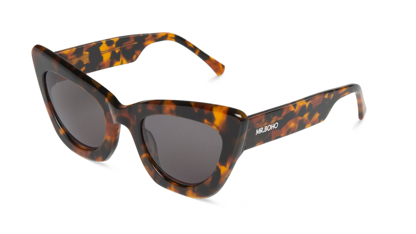 Cheetah Tortoise - Tabarca - With Classical Lenses - Mr.Boho - Sunglasses