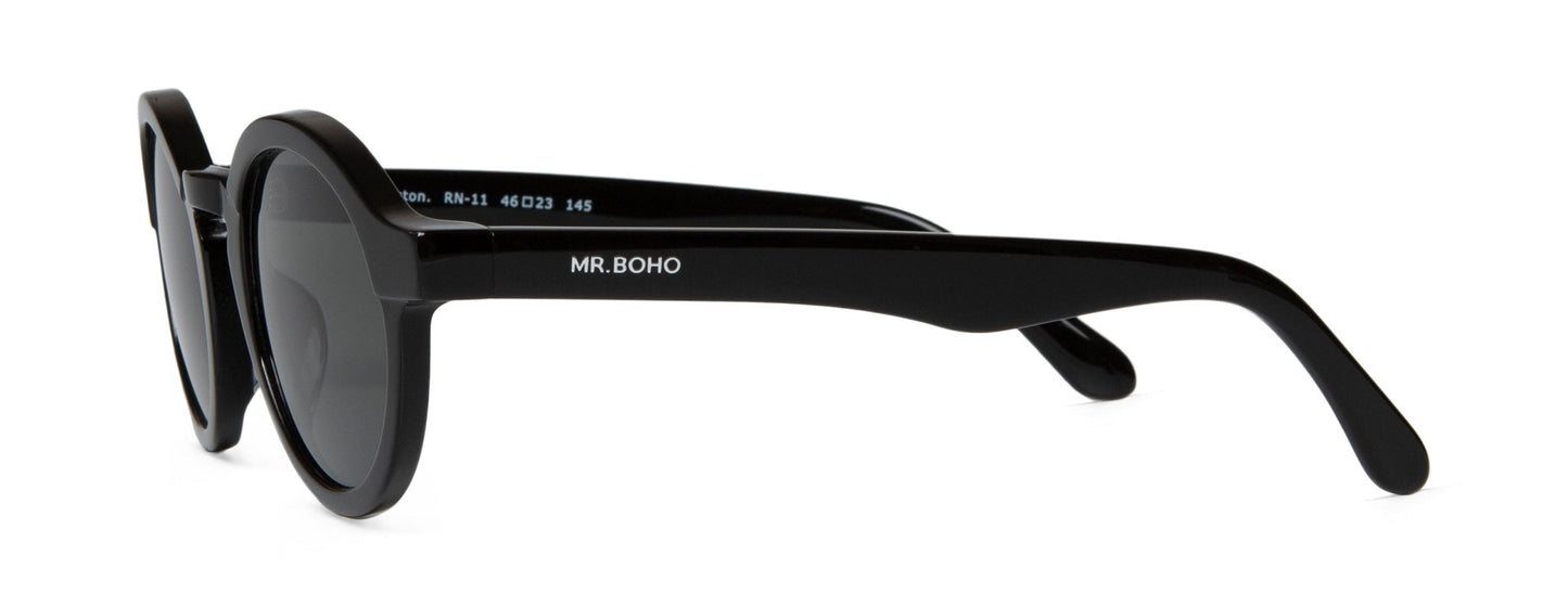 Black Dalston With Classical Lenses - Mr.Boho - Sunglasses