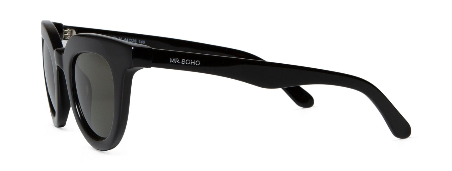 Black Hayes With Classical Lenses - Mr.Boho - Sunglasses