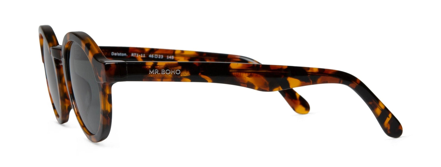 Cheetah Tortoise Dalston With Classical Lenses - Mr.Boho - Sunglasses