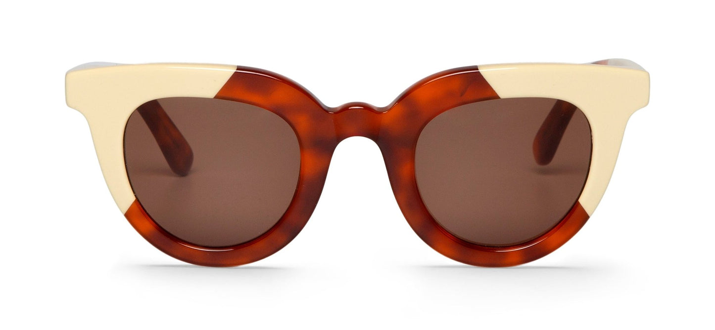 Cream/Leo Tortoise Hayes With Classical Lenses - Mr.Boho - Sunglasses