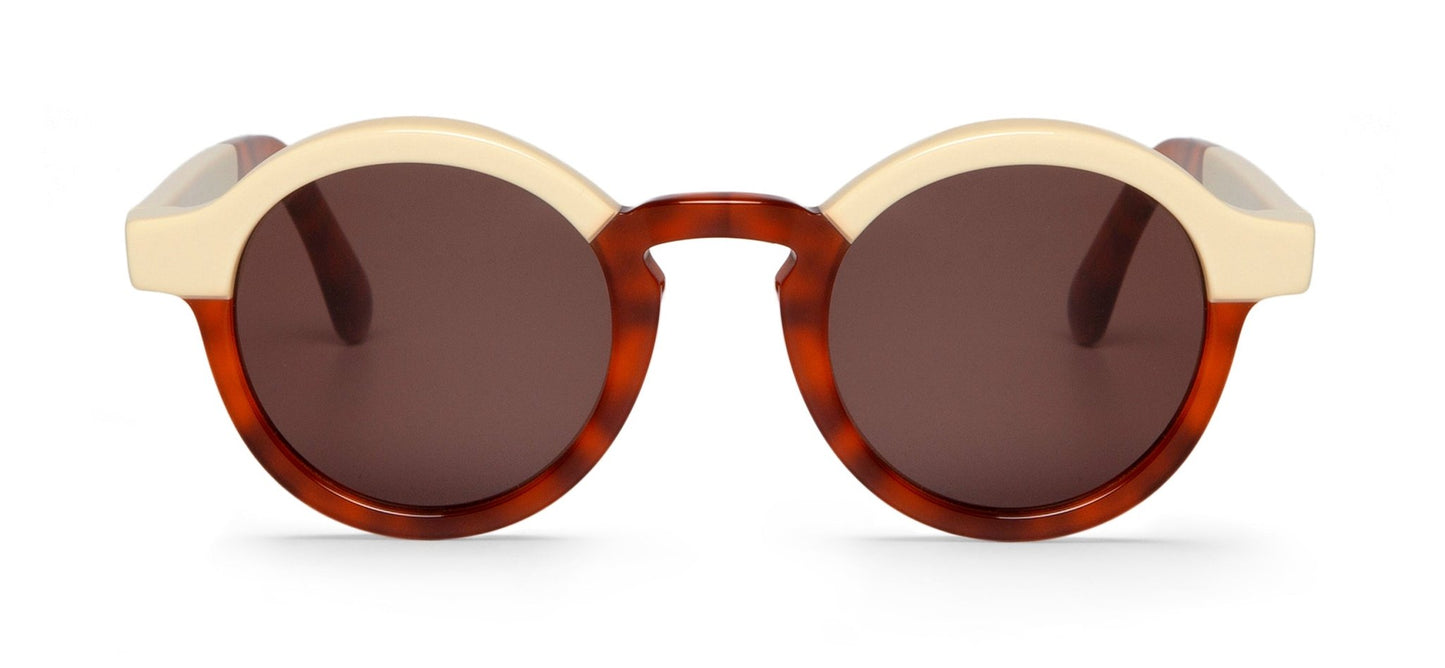 Cream/Leo Tortoise Dalston With Classical Lenses - Mr.Boho - Sunglasses