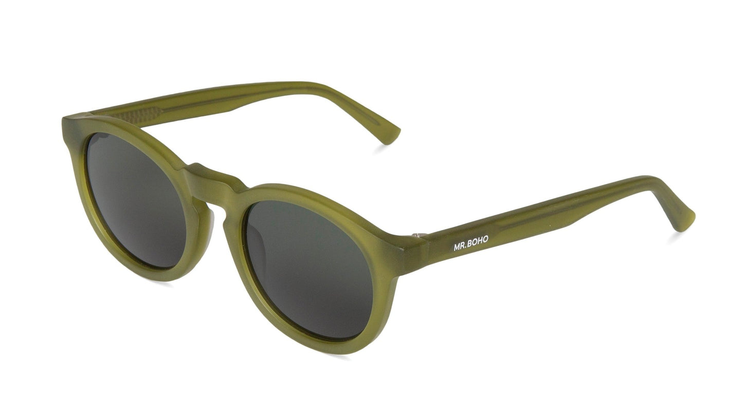 Matte Basil - Jordaan - With Classical Lenses - Mr.Boho - Sunglasses