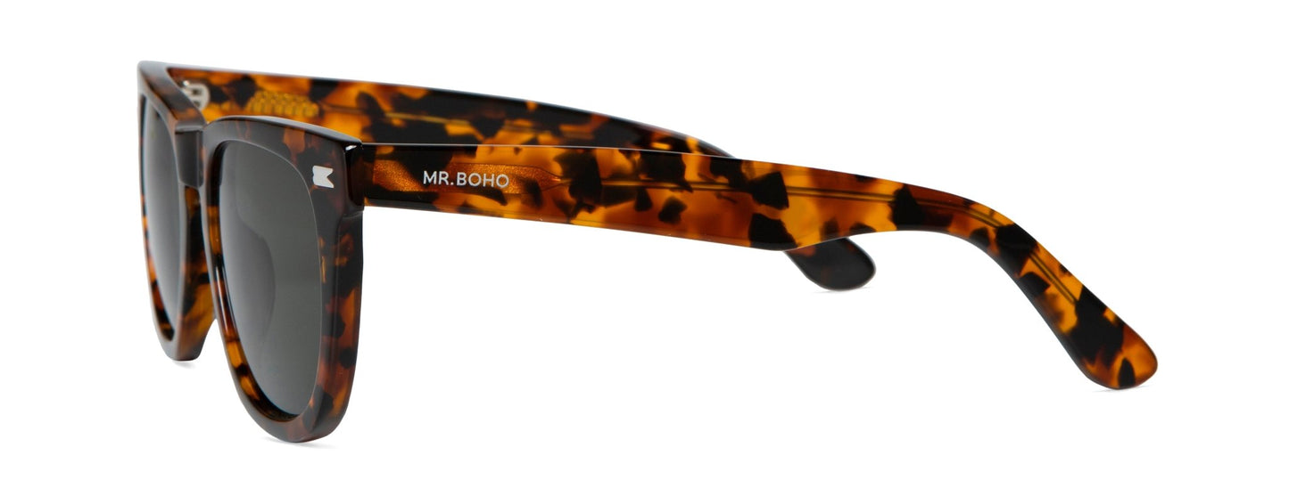Cheetah Tortoise - Alameda - With Classical Lenses - Mr.Boho - Sunglasses