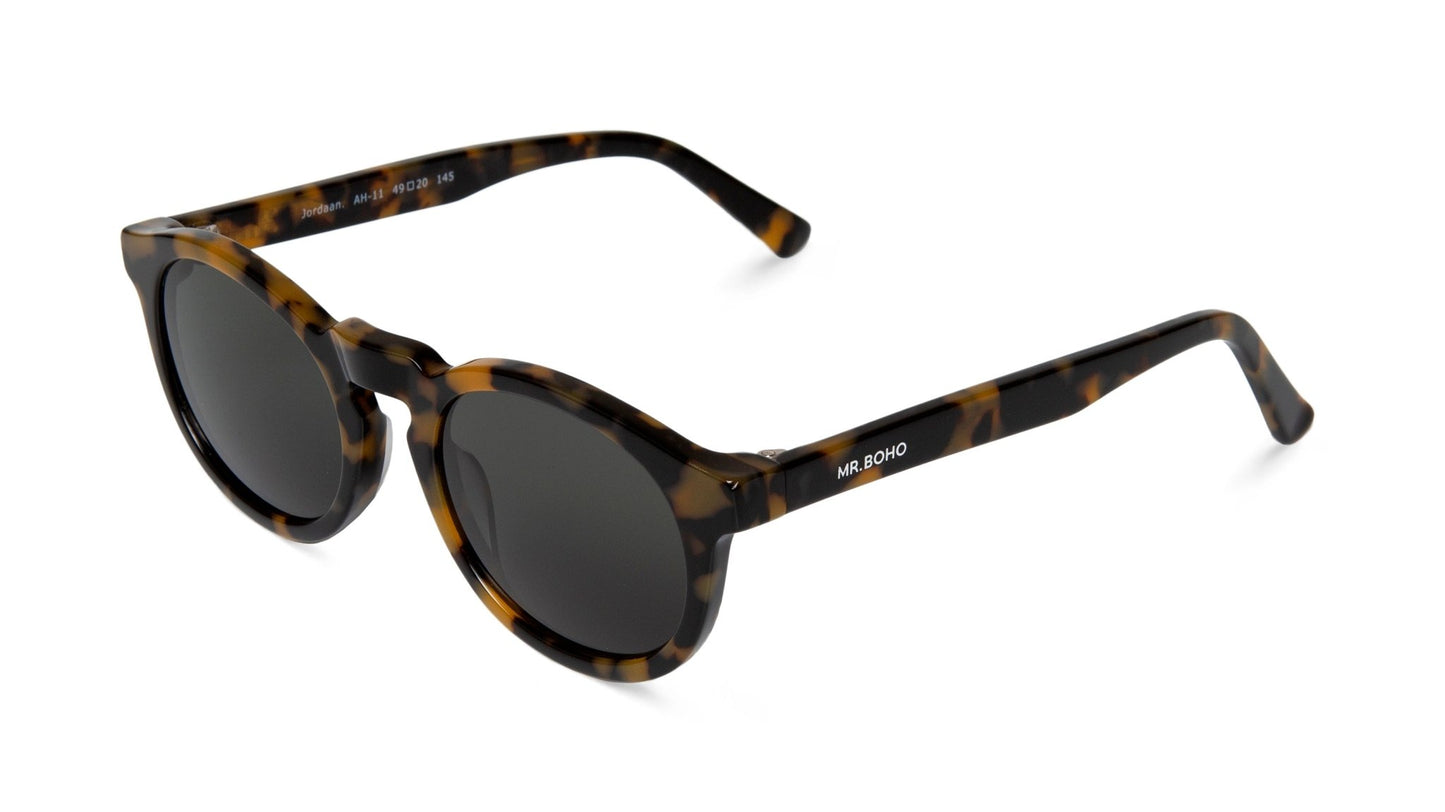 High Contrast Tortoise Jordaan With Classical Lenses - Mr.Boho - Sunglasses