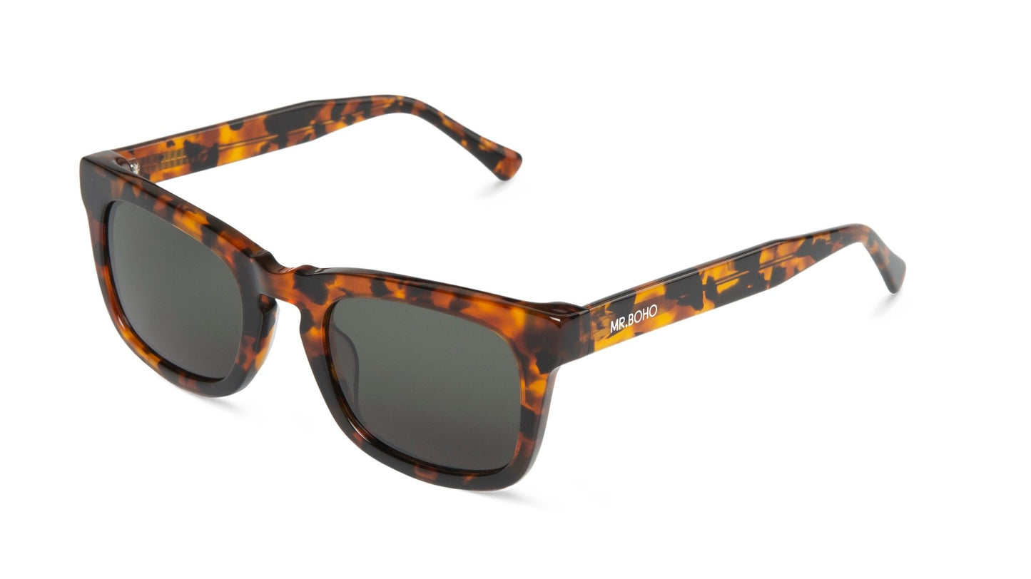 Cheetah Tortoise - Atrani - With Classical Lenses - Mr.Boho - Sunglasses