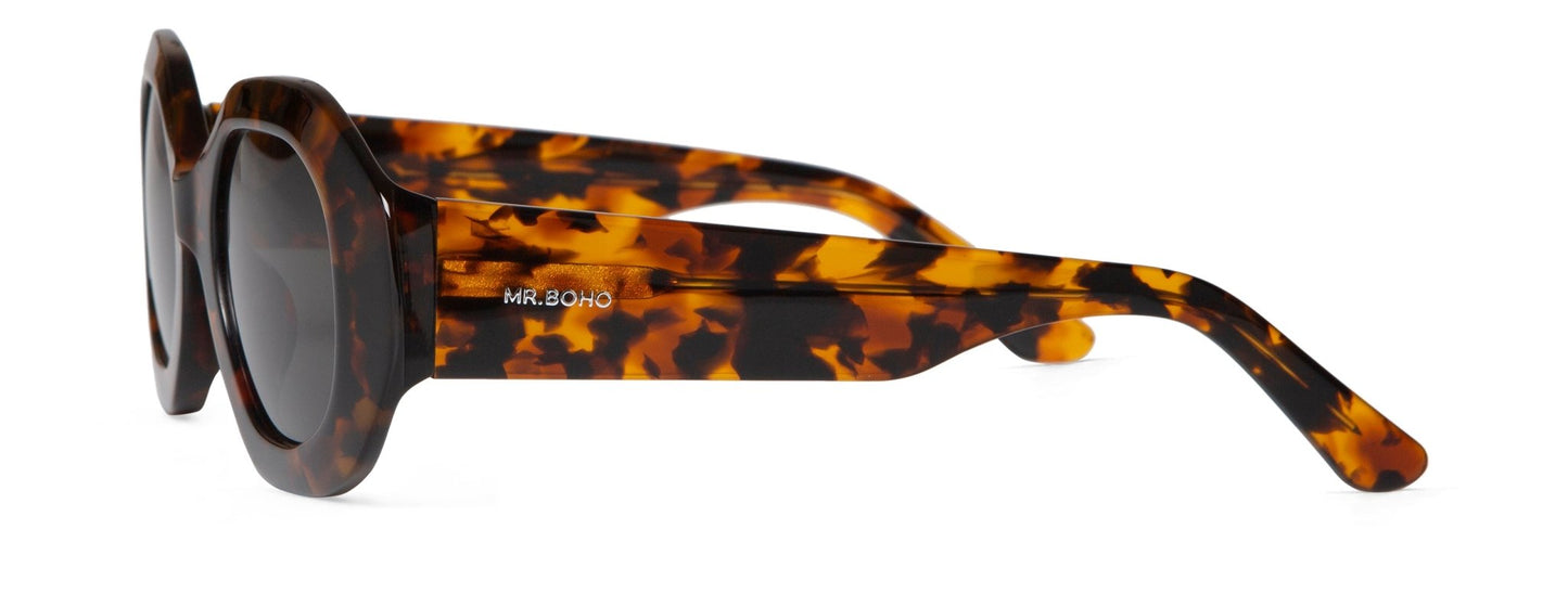 Cheetah Tortoise - Vasasta - With Classical Lenses - Mr.Boho - Sunglasses