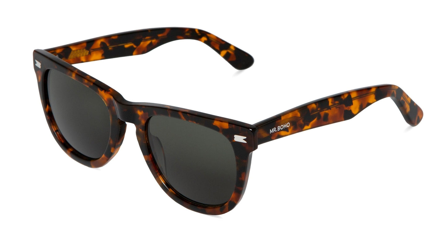 Cheetah Tortoise - Alameda - With Classical Lenses - Mr.Boho - Sunglasses