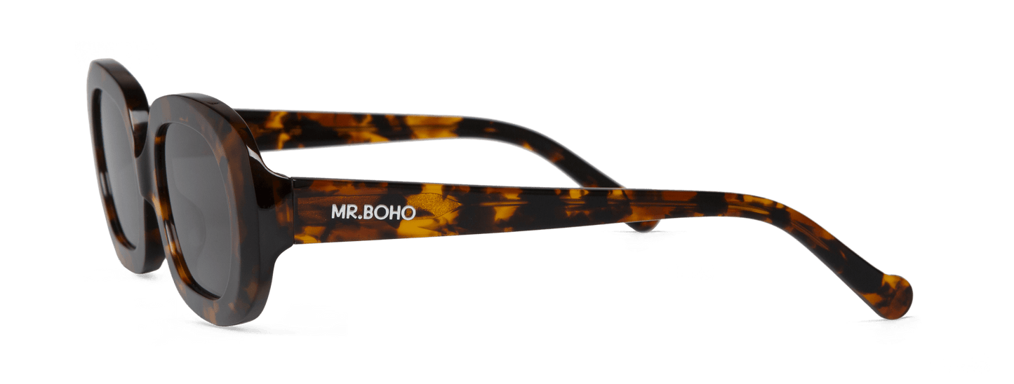 Cheetah Tortoise Laureles With Classical Lenses - Mr.Boho - Sunglasses