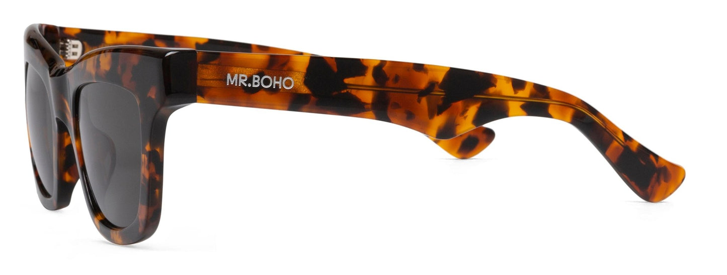 Cheetah Tortoise - Montauk - With Classical Lenses - Mr.Boho - Sunglasses