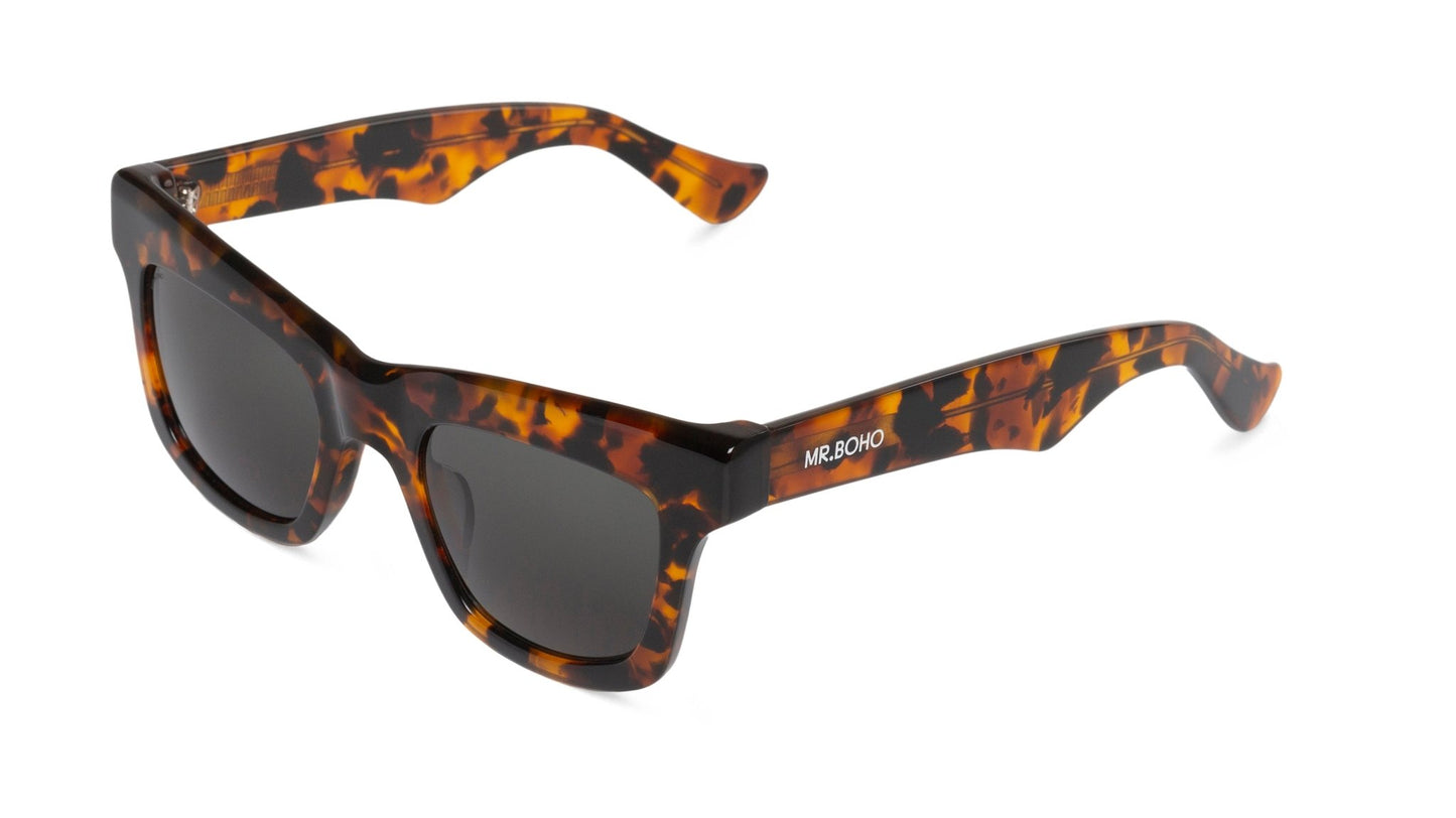 Cheetah Tortoise - Montauk - With Classical Lenses - Mr.Boho - Sunglasses