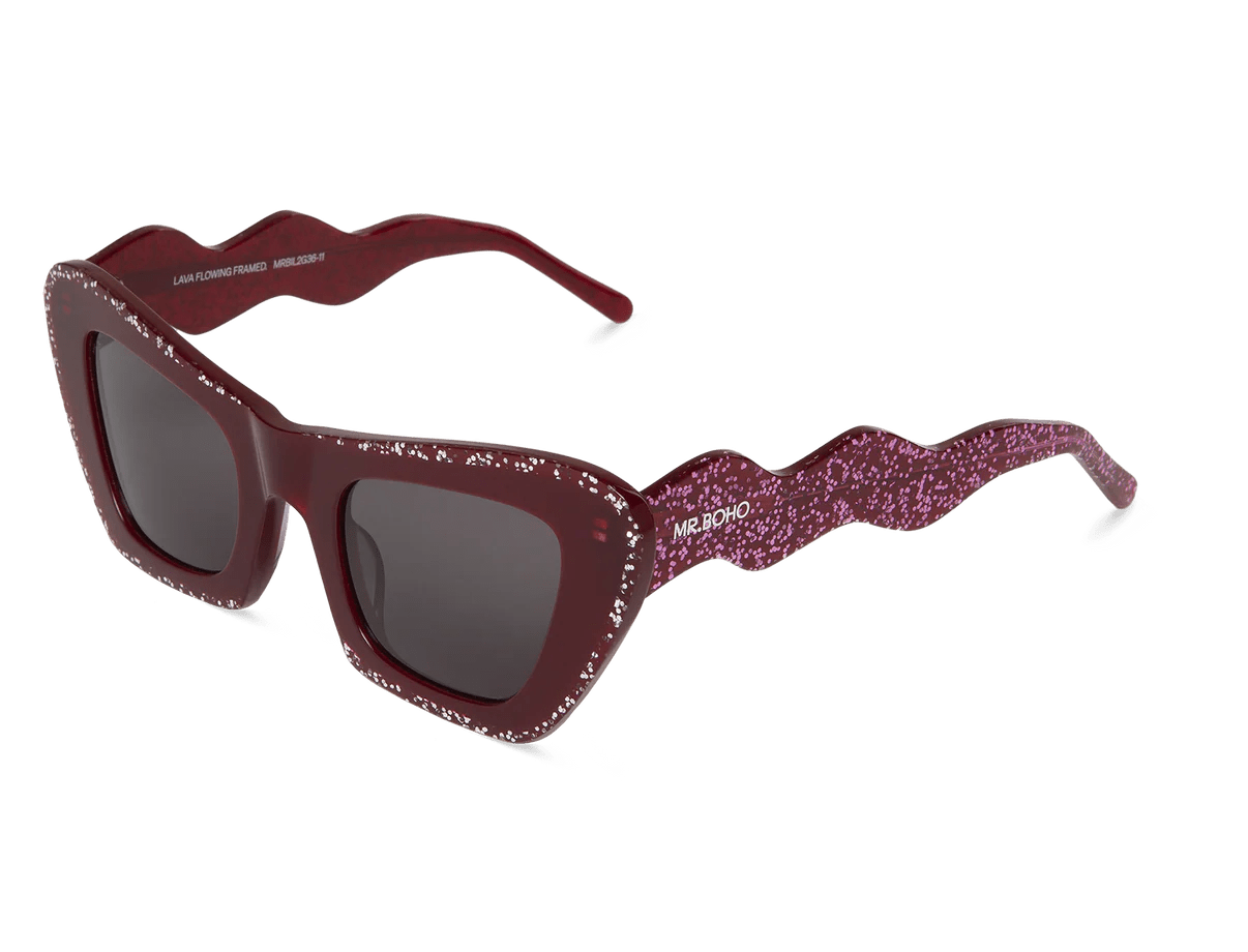 Garnet - Lava Flowing Framed - Mr.Boho - Sunglasses