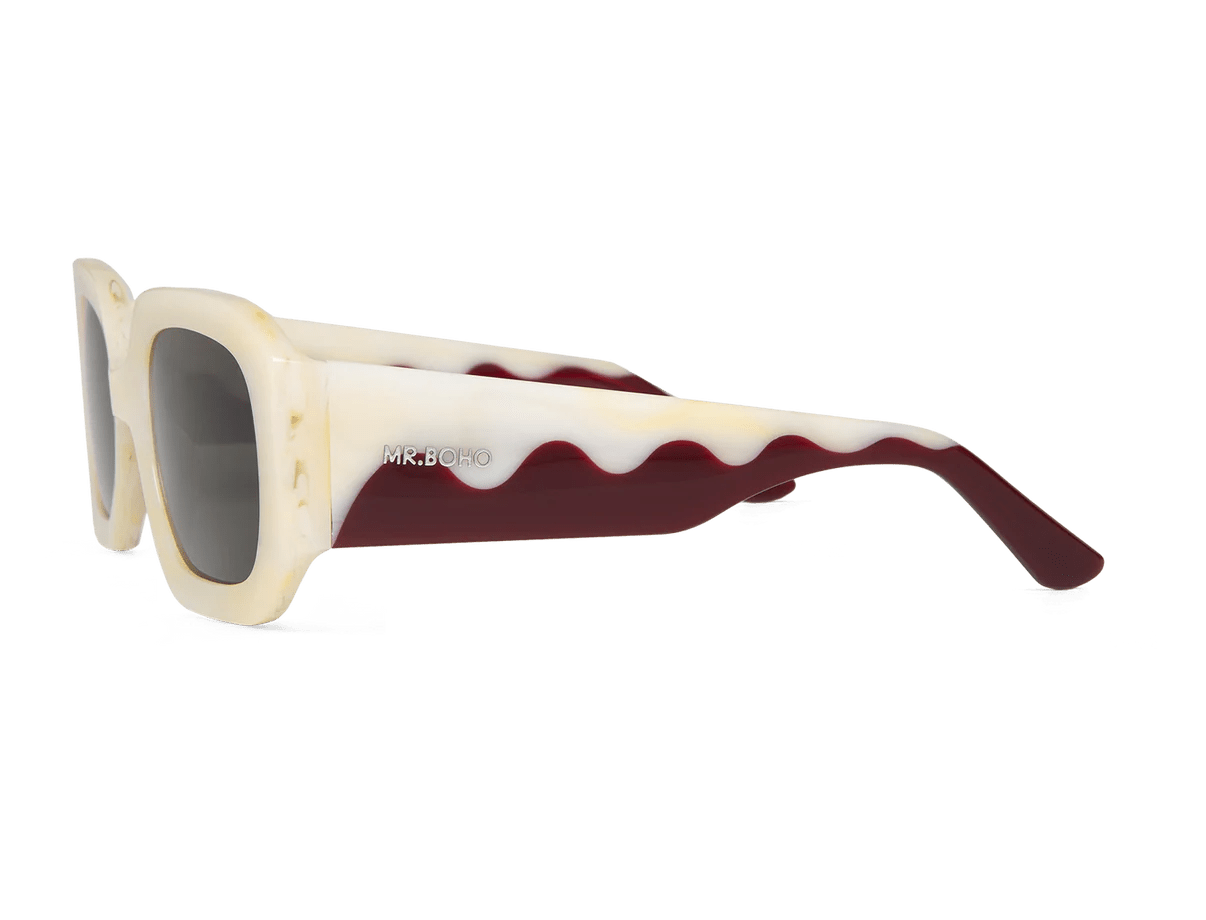Beige - Melting Lava - Mr.Boho - Sunglasses