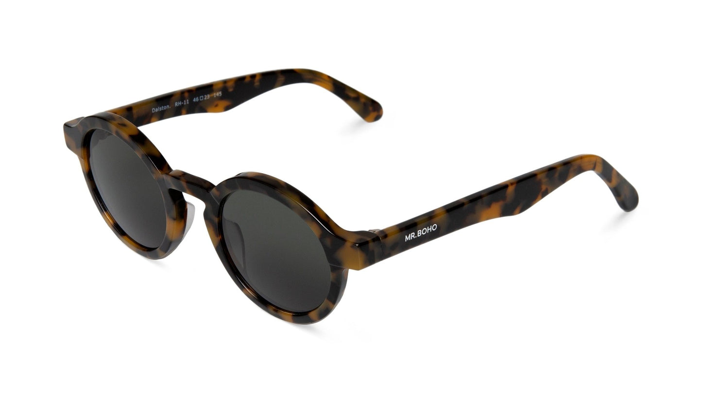 High Contrast Tortoise Dalston With Classical Lenses - Mr.Boho - Sunglasses