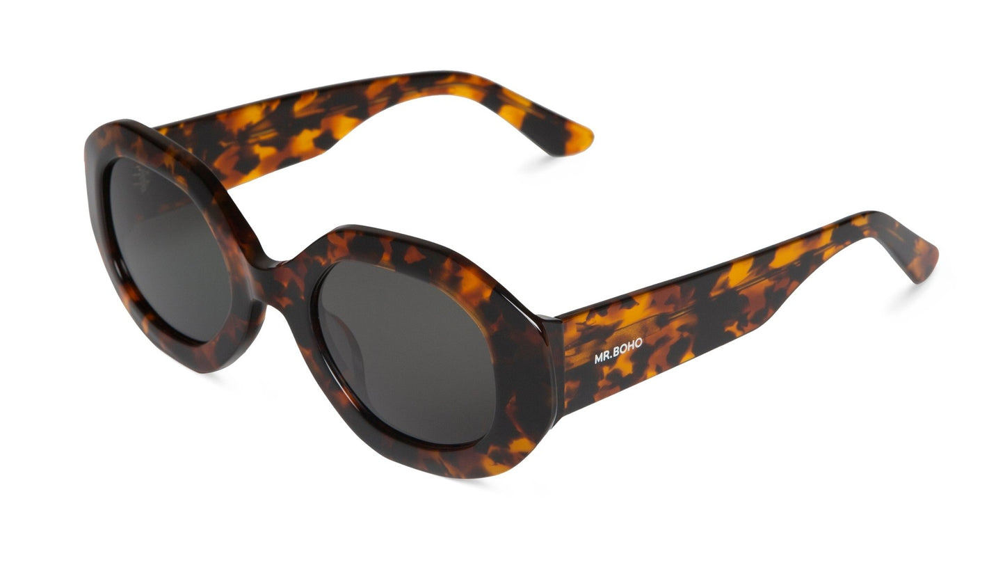 Cheetah Tortoise - Vasasta - With Classical Lenses - Mr.Boho - Sunglasses