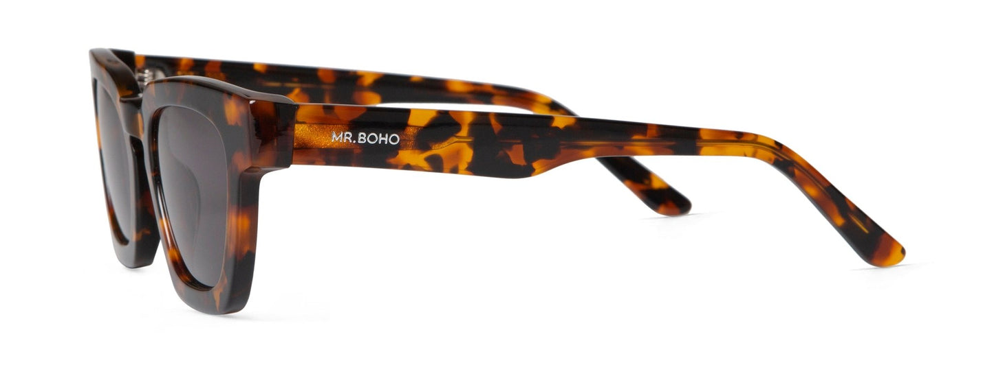 Cheetah Tortoise - Logan - With Classical Lenses - Mr.Boho - Sunglasses