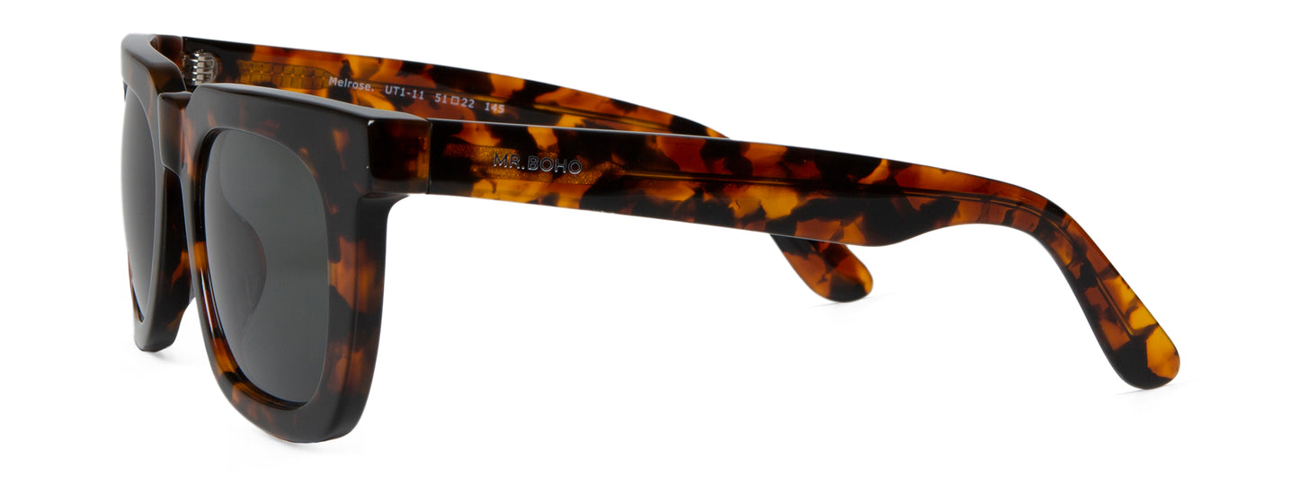 Cheetah Tortoise Melrose With Classical Lenses