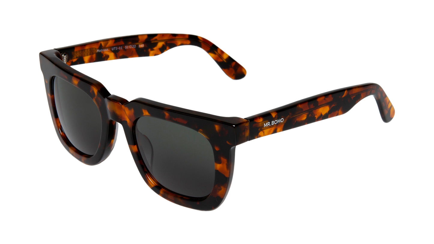 Cheetah Tortoise Melrose With Classical Lenses