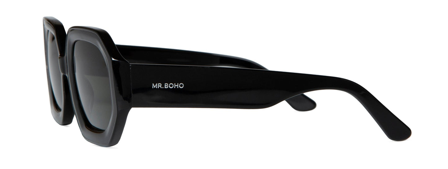 Black - Sagene - With Classical Lenses - Mr.Boho - Sunglasses