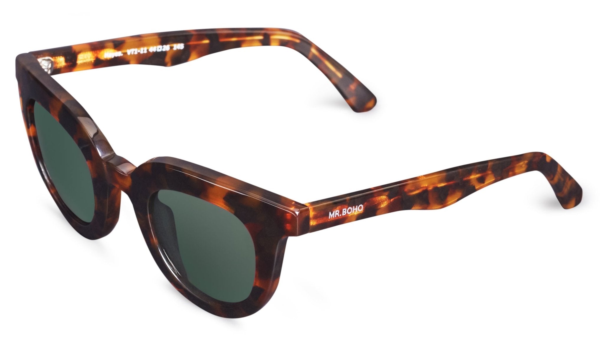 Cheetah Tortoise Hayes With Classical Lenses - Mr.Boho - Sunglasses